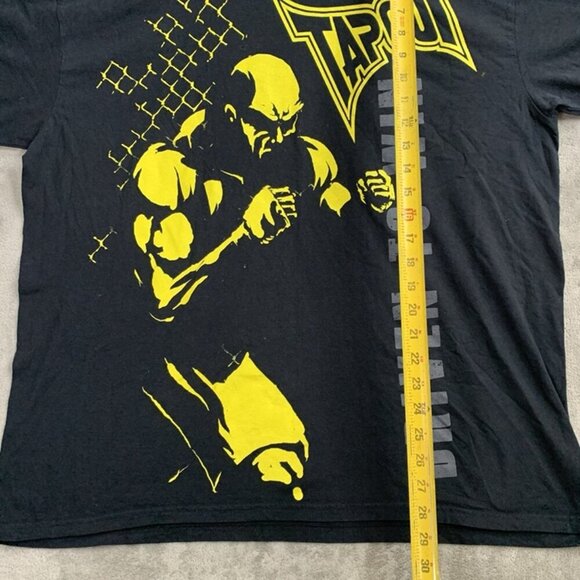 Tapout Shirt Mens XXL Driven To Win Black Tee UFC MMA Y2K Fighting Character - Picture 2 of 6